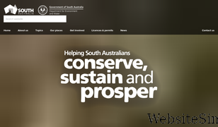 environment.sa.gov.au Screenshot