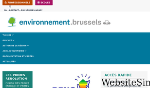 environnement.brussels Screenshot