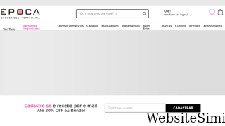 epocacosmeticos.com.br Screenshot