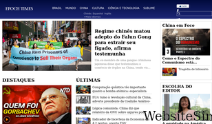 epochtimes.com.br Screenshot