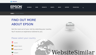 epson-europe.com Screenshot