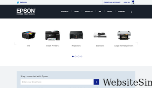 epson.co.uk Screenshot
