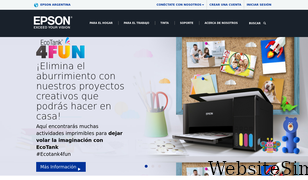 epson.com.ar Screenshot