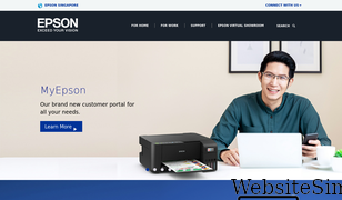 epson.com.sg Screenshot