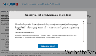 epuap.gov.pl Screenshot