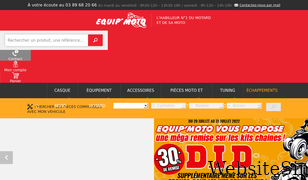 equipmoto.fr Screenshot