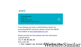 ercot.com Screenshot