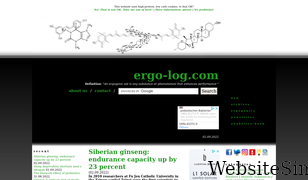 ergo-log.com Screenshot