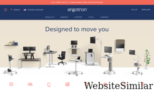 ergotron.com Screenshot