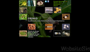 erowid.org Screenshot