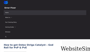 errorfixer.co Screenshot