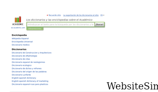 es-academic.com Screenshot