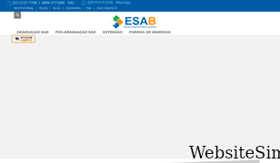 esab.edu.br Screenshot