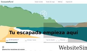 escapadarural.com Screenshot