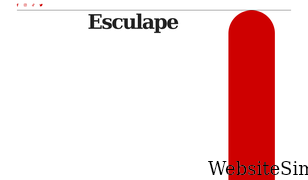 esculape.com Screenshot
