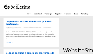 esdelatino.com Screenshot