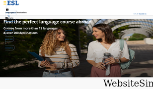esl-languages.com Screenshot