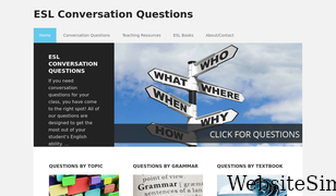 eslconversationquestions.com Screenshot