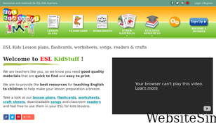 eslkidstuff.com Screenshot
