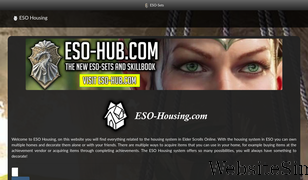 eso-housing.com Screenshot