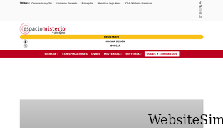 espaciomisterio.com Screenshot