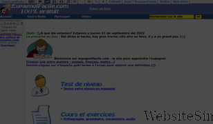 espagnolfacile.com Screenshot
