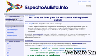 espectroautista.info Screenshot