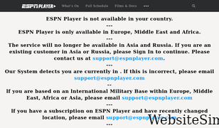 espnplayer.com Screenshot