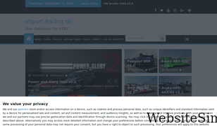 esport-racing.de Screenshot