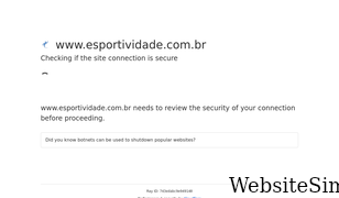 esportividade.com.br Screenshot