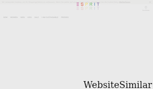 esprit.com Screenshot