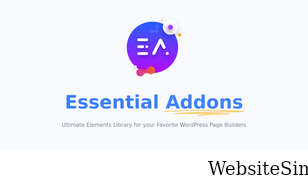 essential-addons.com Screenshot