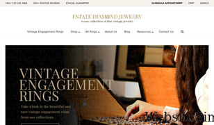 estatediamondjewelry.com Screenshot