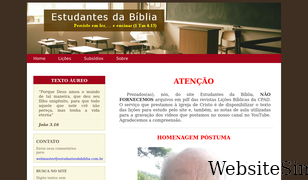 estudantesdabiblia.com.br Screenshot