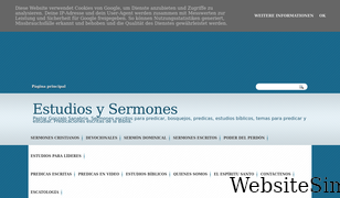 estudiosysermones.com Screenshot