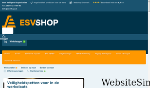 esvshop.nl Screenshot