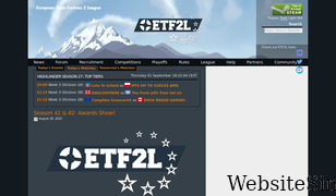 etf2l.org Screenshot