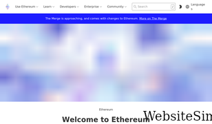 ethereum.org Screenshot