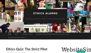 ethicsalarms.com Screenshot