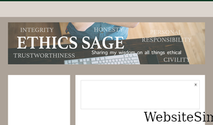 ethicssage.com Screenshot