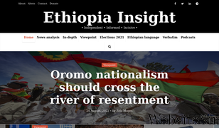 ethiopia-insight.com Screenshot