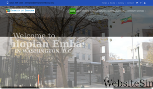 ethiopianembassy.org Screenshot