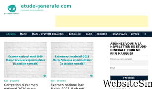 etude-generale.com Screenshot