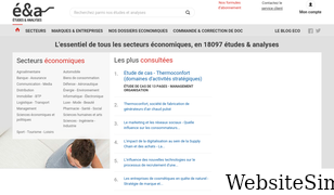 etudes-et-analyses.com Screenshot