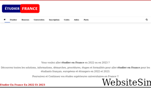 etudier-en-france.net Screenshot
