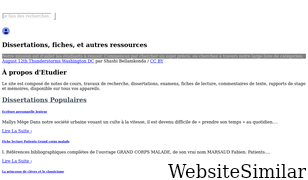 etudier.com Screenshot