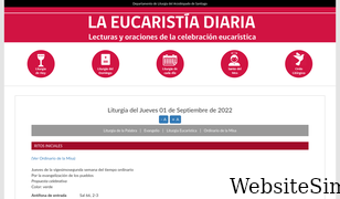 eucaristiadiaria.cl Screenshot