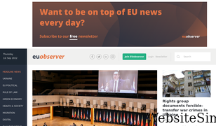 euobserver.com Screenshot