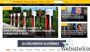 euractiv.sk Screenshot