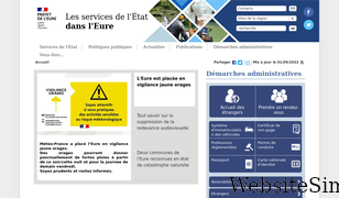 eure.gouv.fr Screenshot
